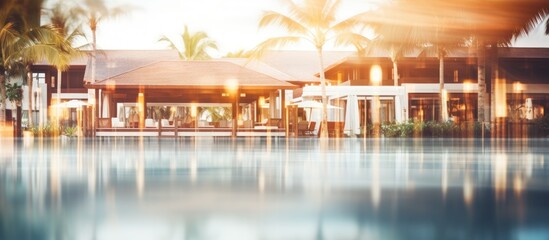 Resort pool and lounges