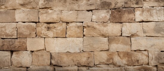 Obraz premium Stone wall with a tiny aperture