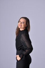 beldade modelo feminina com roupa social executiva mulher de sucesso nos negócios 