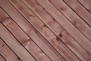 Background with the texture of wooden brown boards.