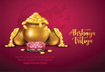 Voilages Visage de femme happy Akshaya Tritiya of India. abstract vector illustration design