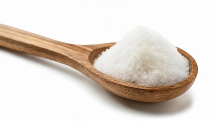 Fototapeta na wymiar Pure and simple A scoop of pristine white sugar