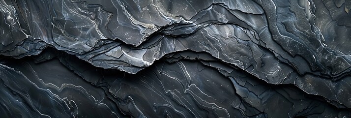 Slate gray abstract texture, closeup for a luxurious product background - obrazy, fototapety, plakaty