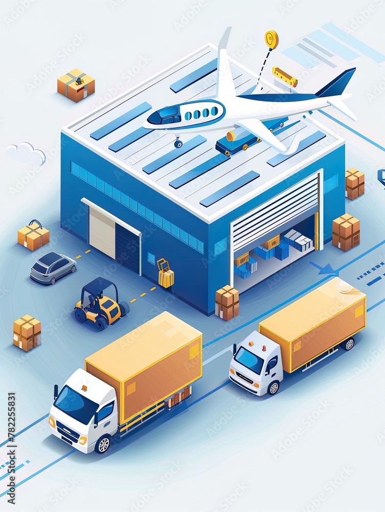 Poster workshop on the integration of internet of things iot devices in logistics for smart warehousing