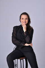 beldade modelo feminina com roupa social executiva mulher de sucesso nos negócios 