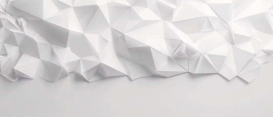 Minimalistic design featuring a subtle geometric pattern on a clean white background.