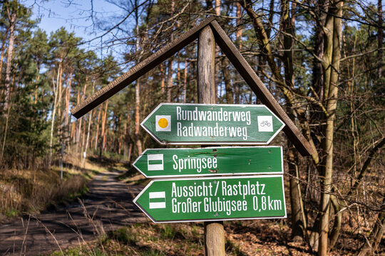 Rad und Wanderwege Region Storkow Glubigsee