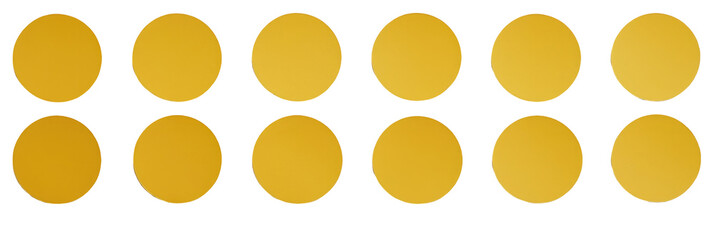 Yellow Circles Row