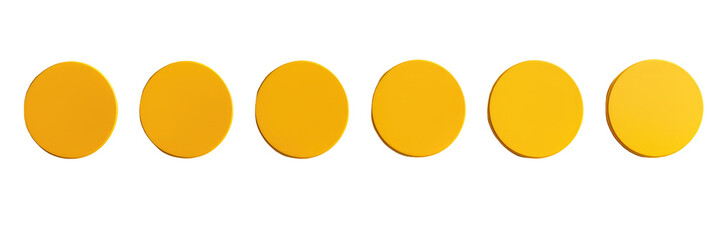 Yellow Circles Row