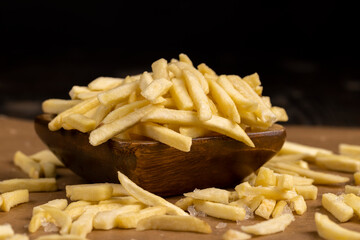 frozen potatoes for deep frying