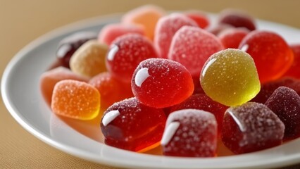  A delightful assortment of colorful gummy candy