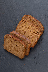 square-shaped pieces of fresh bread