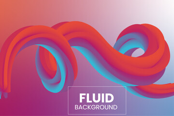Colorful fluid background design.