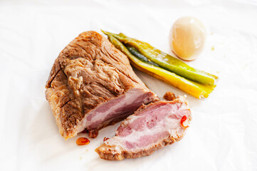 炊飯器で作った低温調理のチャーシュー