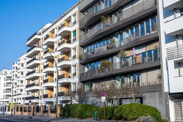 New apartment buildings seen in the Prenzlauer Berg district in Berlin, Germany - 782269642