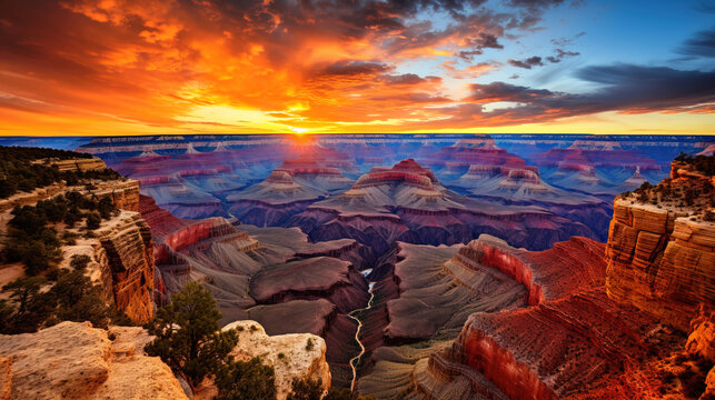 canyon sunset.