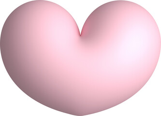 Pink 3D heart