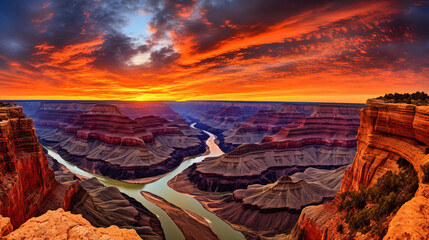 canyon sunset.