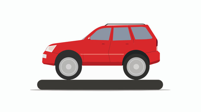 Balance vehicle icon digital red for any design iso