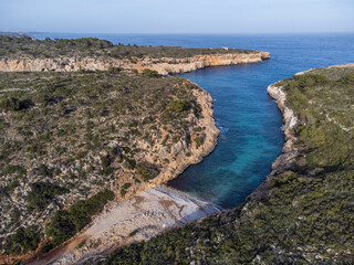 Cala Pilota, Manacor, Mallorca, Balearic Islands, Spain