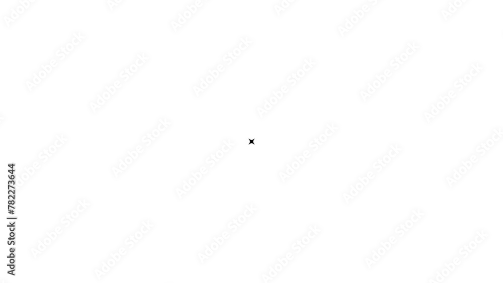 Poster abstract moving lines on white background, animated loop video
