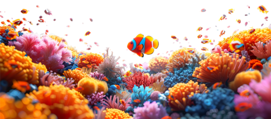fish in sea, png image