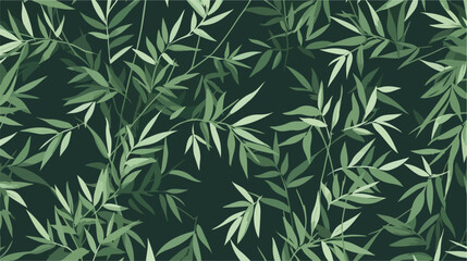Bamboo Background. Beautiful Twigs Pattern for Text