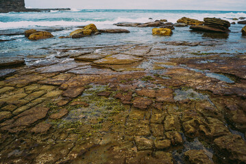 Beach mermaid water close up rocks