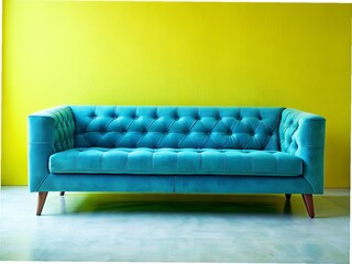turquoise velvet sofa