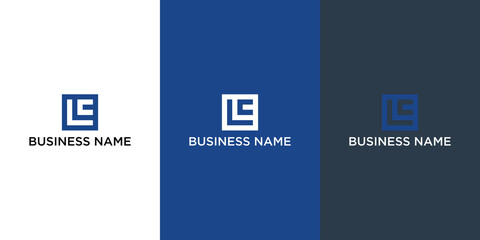 Vector initial letter cl typography logo design vector