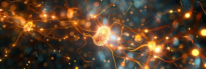 A cell in the neuronal network has connections via synapses - 782278240