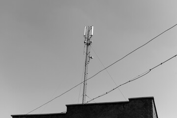 View of a mobile tower against sky