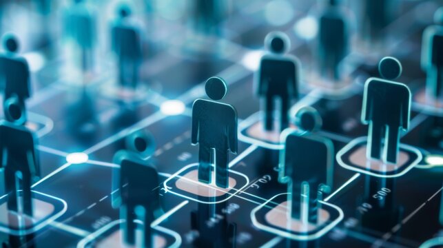 Group of People Standing on Top of Computer Board