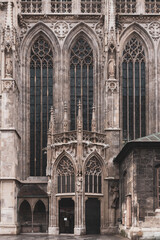 entrance to the cathedral of St Stephan