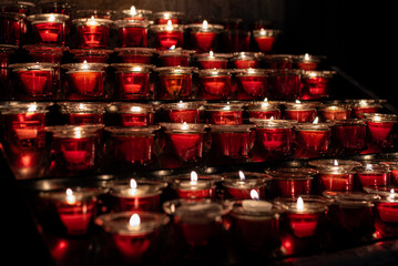 Candles in the church