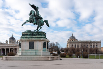 Fototapeta na wymiar Napoleon statue in Vienna 