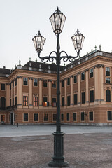 old lamp near the palace