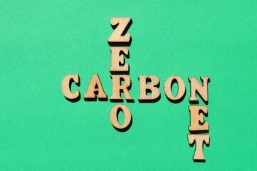 Net Zero Carbon, words as crossword