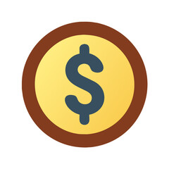 dollar sign icon	
