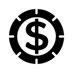 dollar sign icon	
