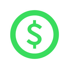 dollar sign icon	
