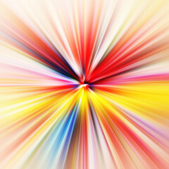 Fototapeta premium Colorful zoom motion effect. Abstract background. Color lines. Colored texture backdrop and banner. Multi color gradient pattern and textured wallpaper.