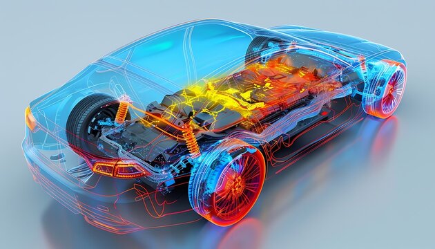 Develop a CAE simulation to analyze the thermal management system of an electric vehicle battery pack