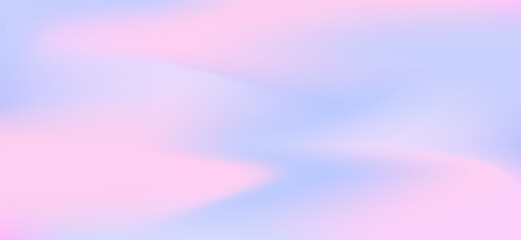 Background sky blue with pink. Pastel blurred backdrop. Spring gradient with pastel tones