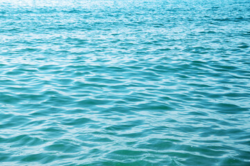 Blue sea water background texture