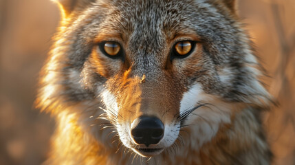 Obraz premium Coyote Native American mythology Coyote the trickster and shape-shifted