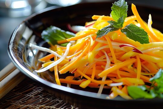 Asian style mango salad