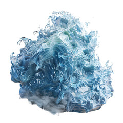 Fototapeta premium ocean element_hyperrealistic_hyper detailed_isolated on transparent background