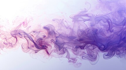 Fototapeta premium Gradient smoke from deep purple to soft lilac