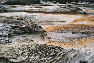 Royal National Park cliffside sandstone ocean view coastline Sydney Australia